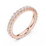 Gold Ring DDLR-605, Rose Gold, view 2