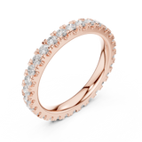Gold Ring DDLR-605, Rose Gold, view 2