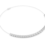 Gold Bracelet L02-589, White Gold, view 2