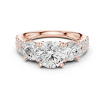 Gold Ring DDLR-715, Rose Gold