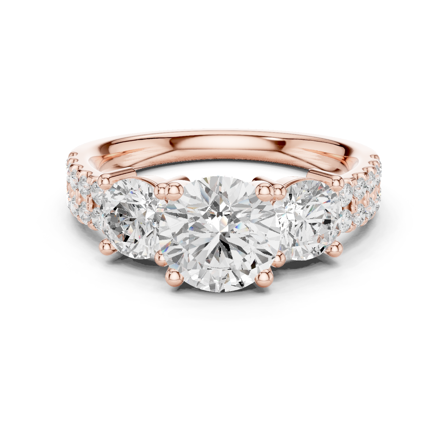 Gold Ring DDLR-715, Rose Gold