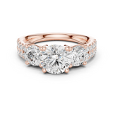 Gold Ring DDLR-715, Rose Gold