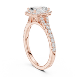 Gold Ring DDLR-913, Rose Gold, view 1