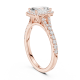 Gold Ring DDLR-913, Rose Gold, view 1