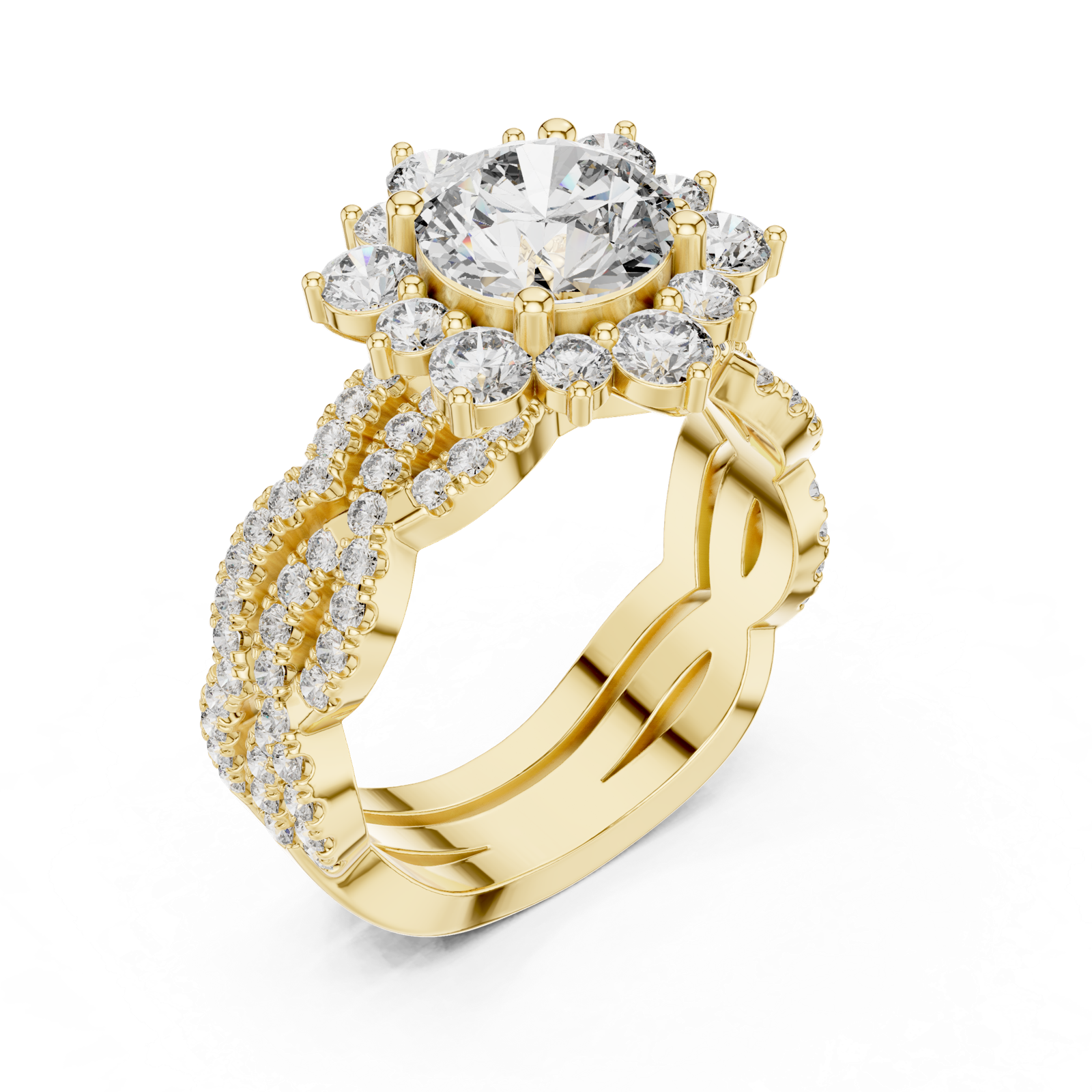 Gold Pendant 9-10018L_34, Yellow Gold, view 2