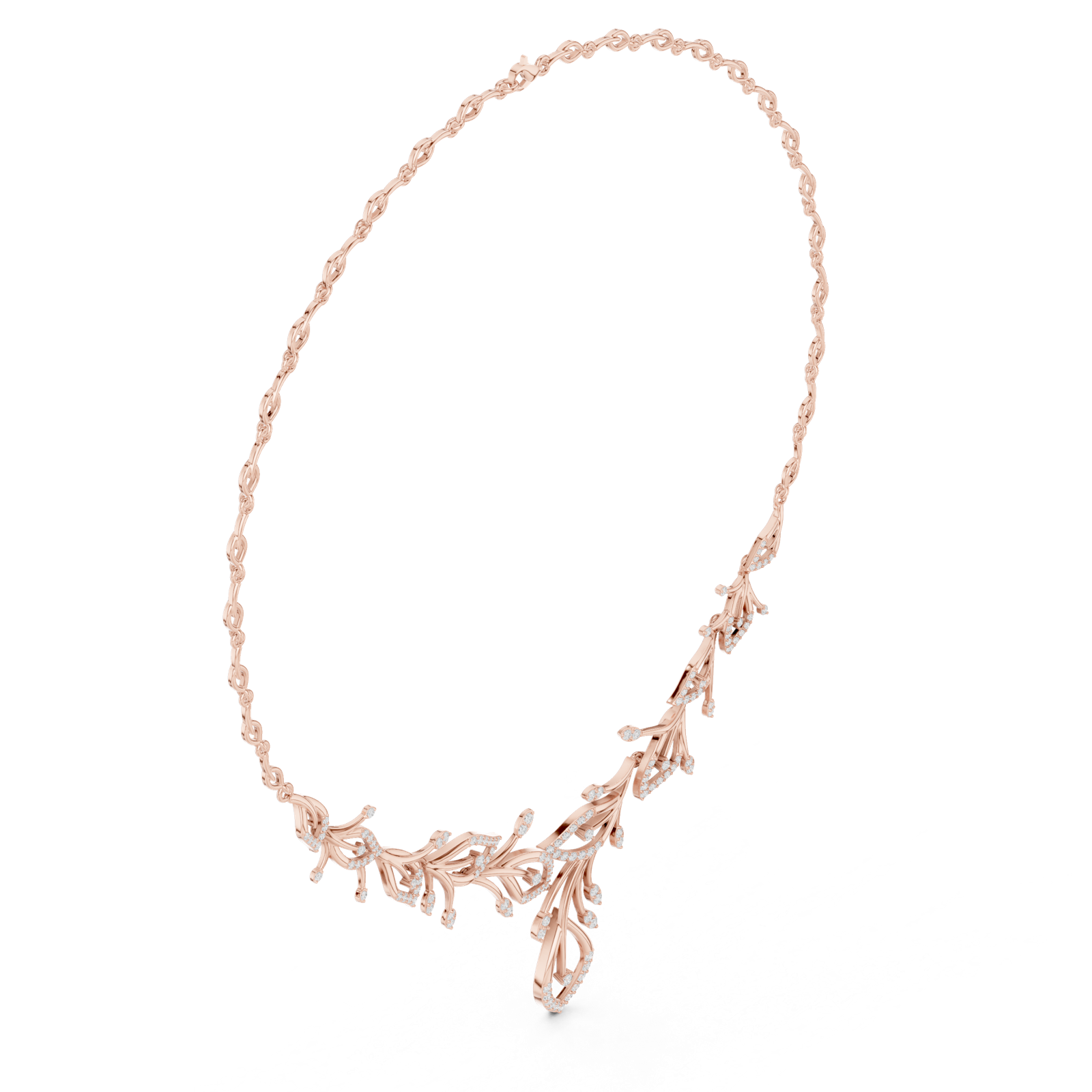 Gold Necklace SBWN (4), Rose Gold, view 1
