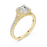 Gold Ring DDLR-908, Yellow Gold, view 2