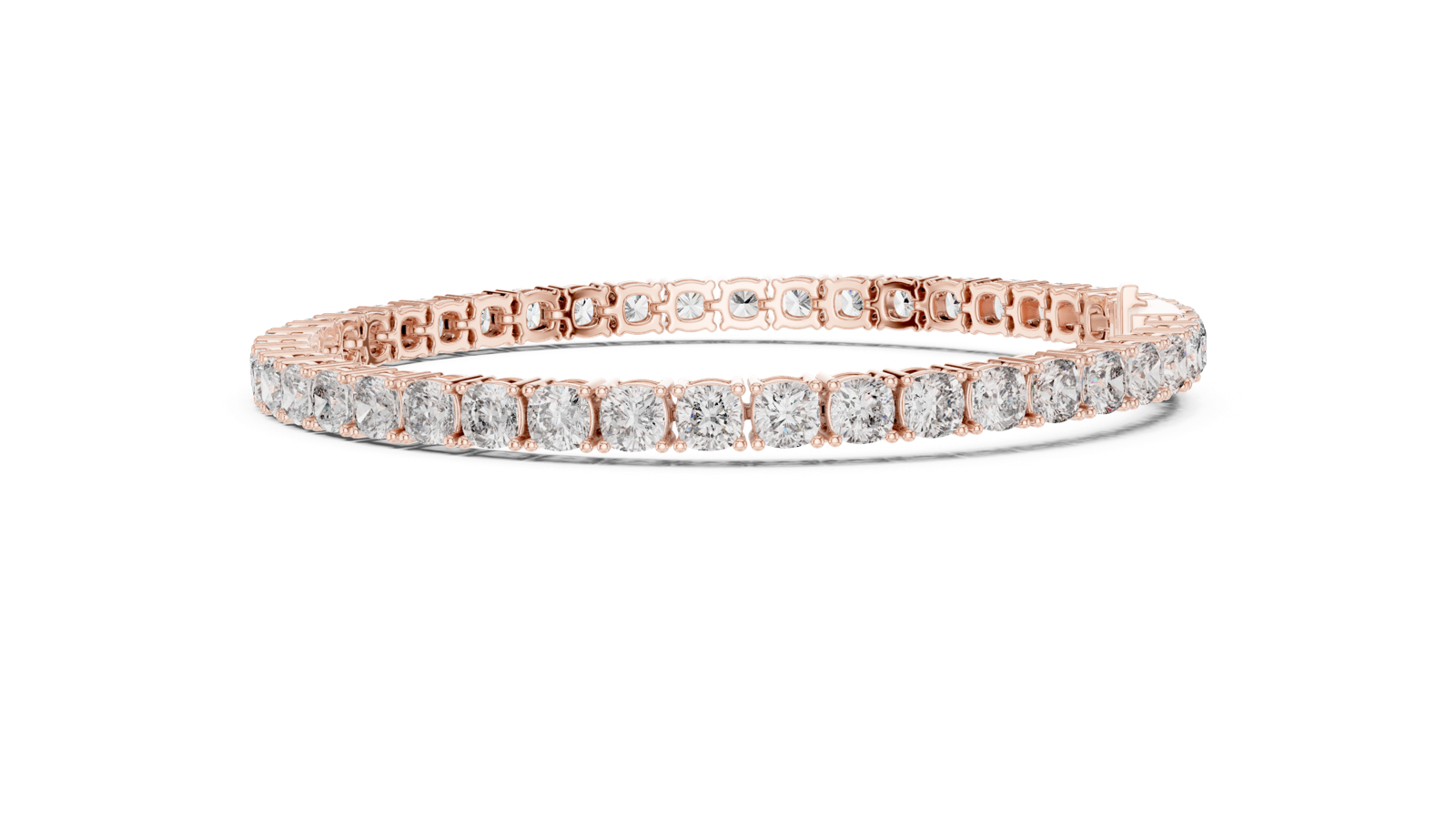 Gold Bracelet GLBR-0012, Rose Gold, view 3