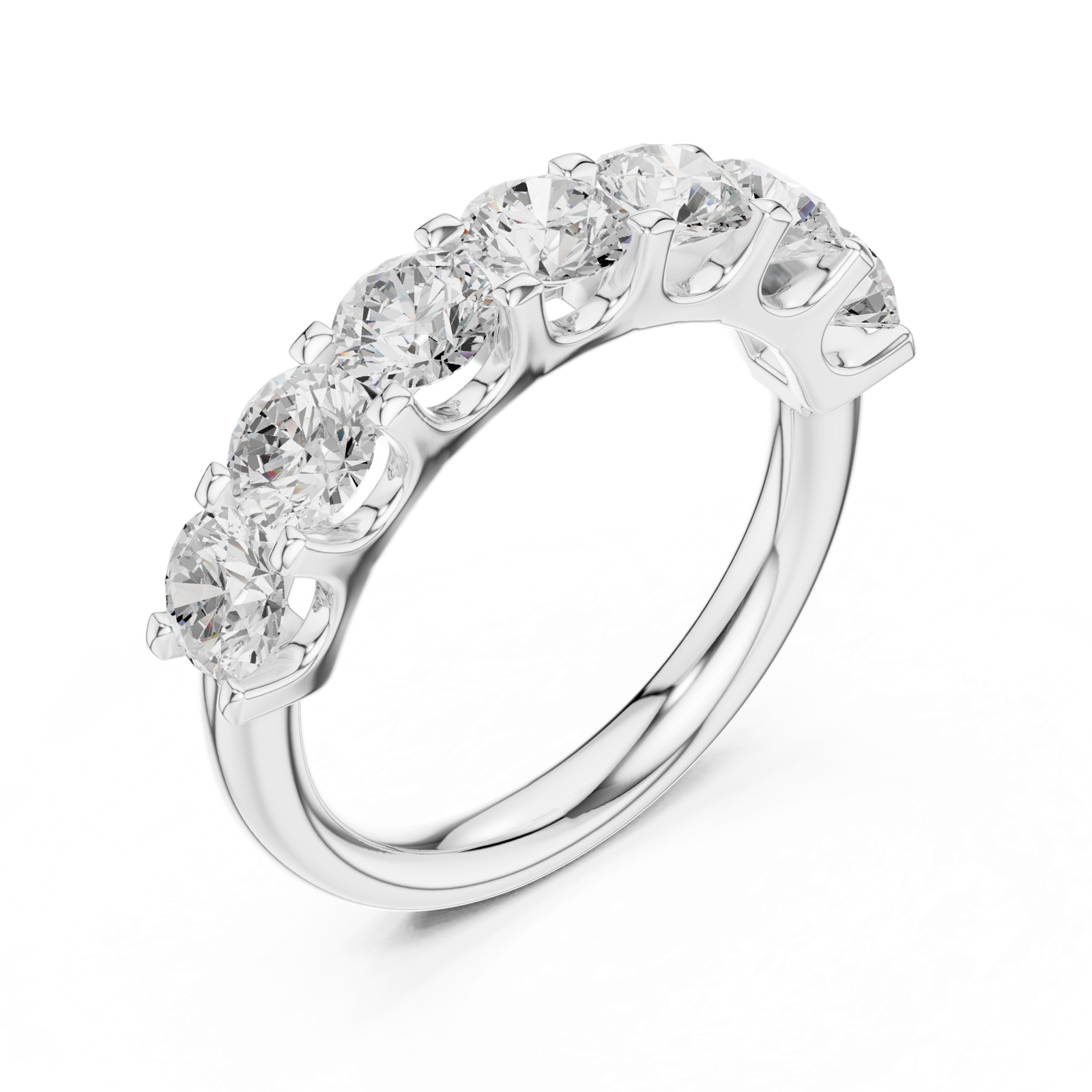Gold Ring DDLR-684, White Gold, view 2