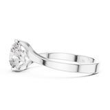 Gold Ring LR-0013, White Gold, view 3