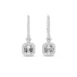 Gold Earrings 9-10001E_23, White Gold