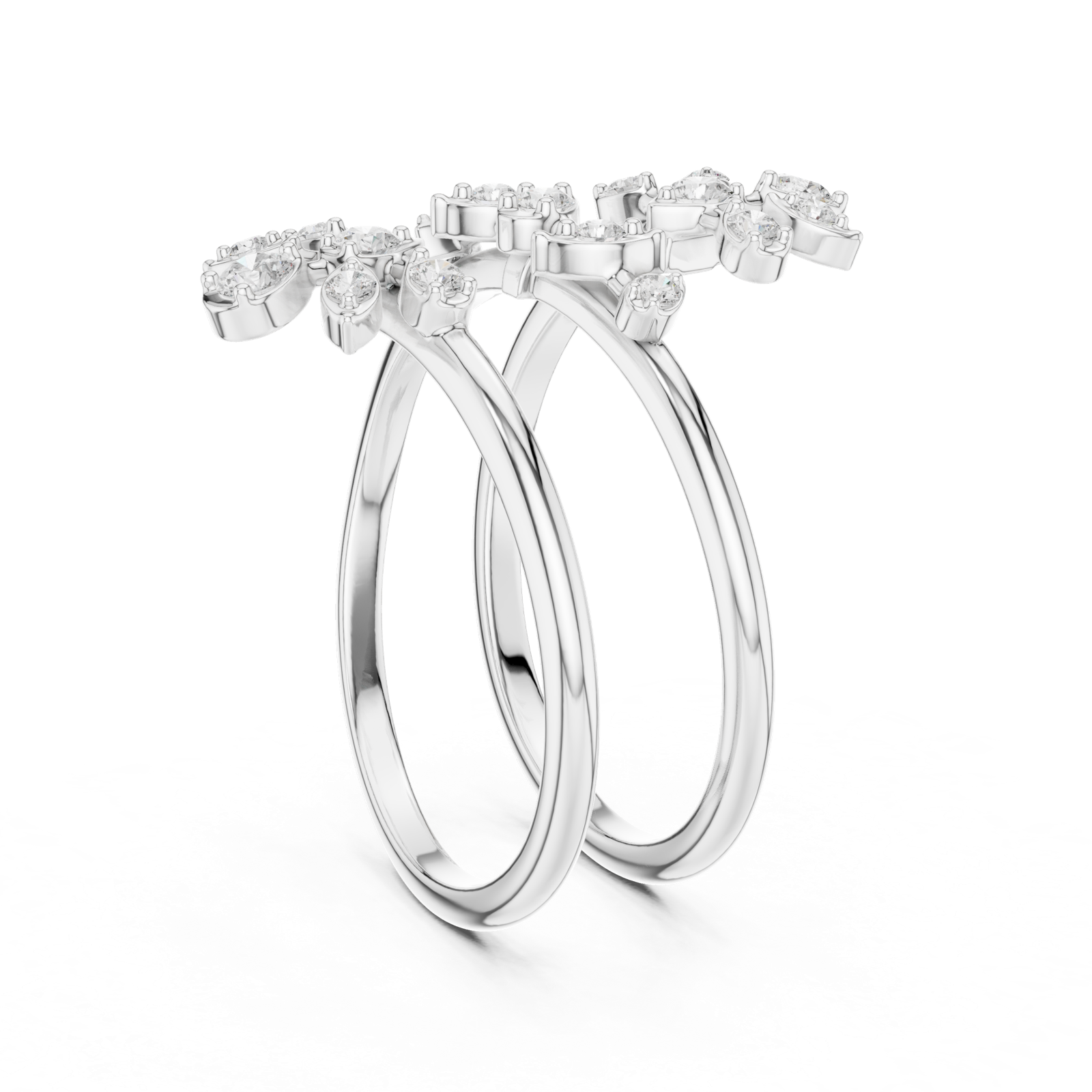 Gold Ring SBWR(60), White Gold, view 1