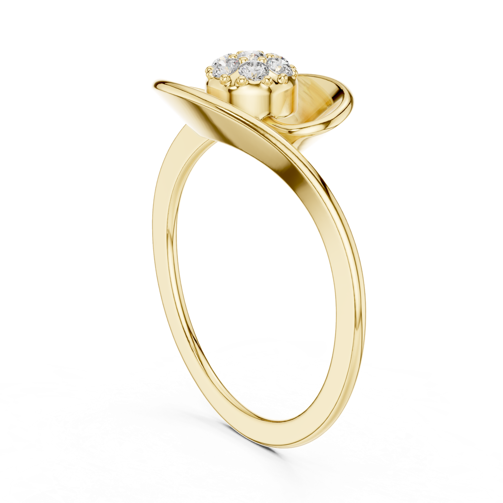 Gold Ring 1 (257), Yellow Gold, view 1