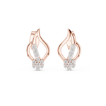 Gold Earrings 12-10014@E, Rose Gold