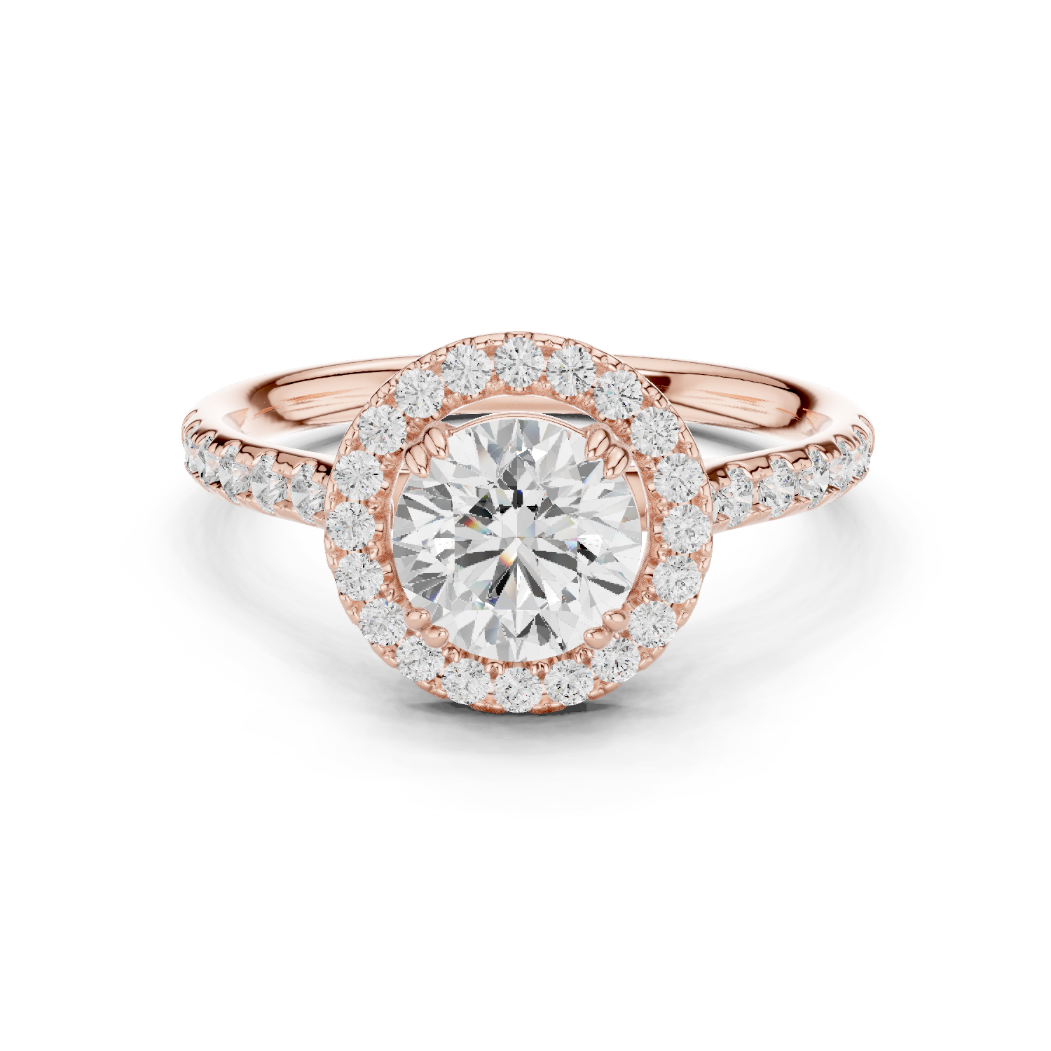 Gold Ring DDLR-792, Rose Gold