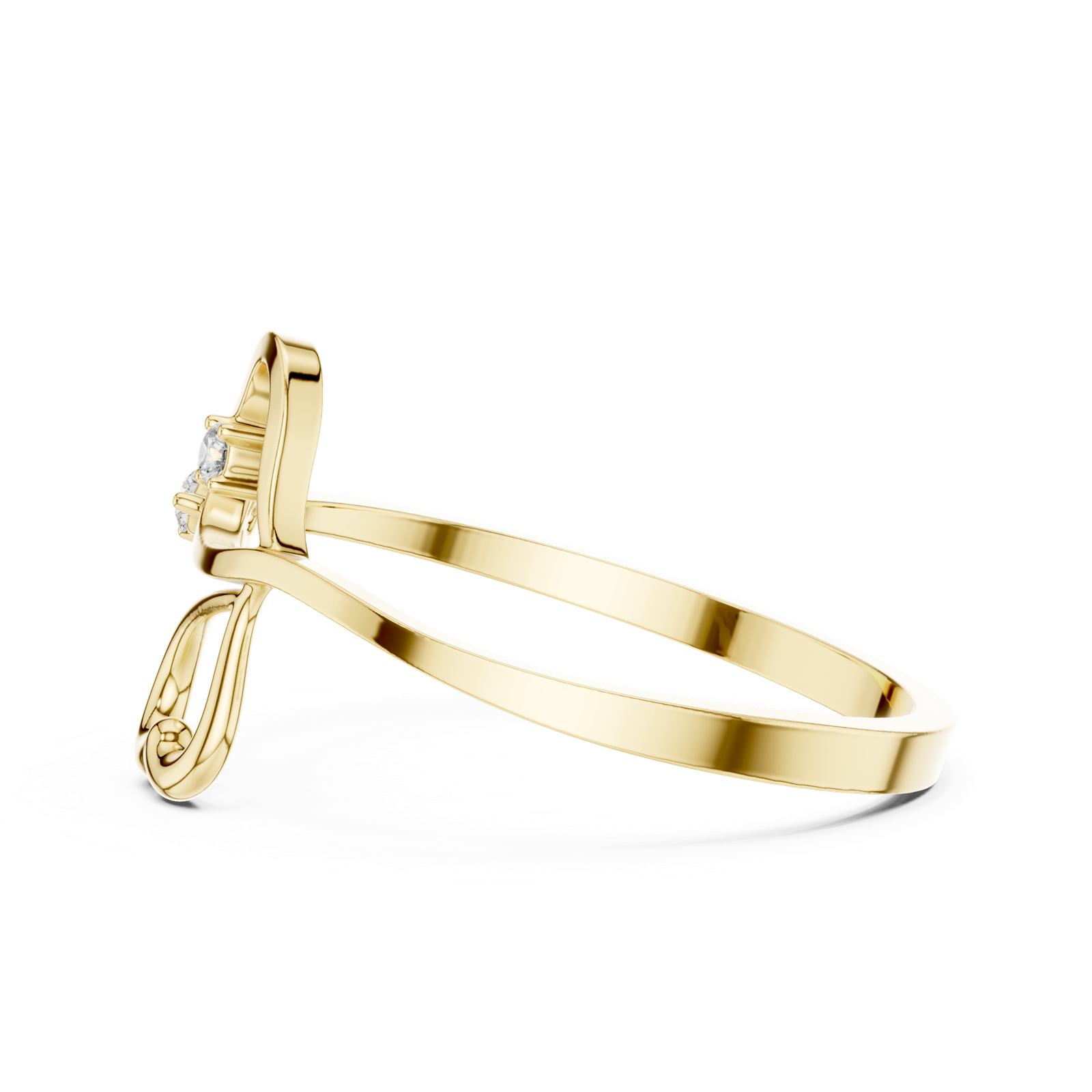 Gold Ring 1 (127), Yellow Gold, view 3