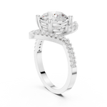 Gold Ring DDLR-406, White Gold