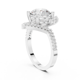 Gold Ring DDLR-406, White Gold