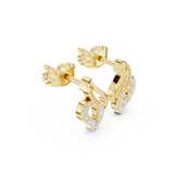 Gold Earrings SBER(22), Yellow Gold, view 1