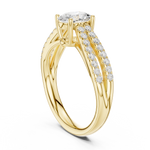 Gold Ring DDLR-713, Yellow Gold, view 1