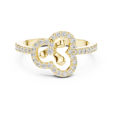 Gold Ring LR-01 (69), Yellow Gold, view 4