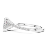 Gold Ring DDLR-890, White Gold, view 3