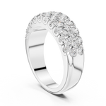 Gold Ring L03-01, White Gold, view 1