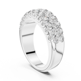 Gold Ring L03-01, White Gold, view 1