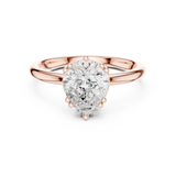 Gold Ring DDLR-928, Rose Gold, view 4
