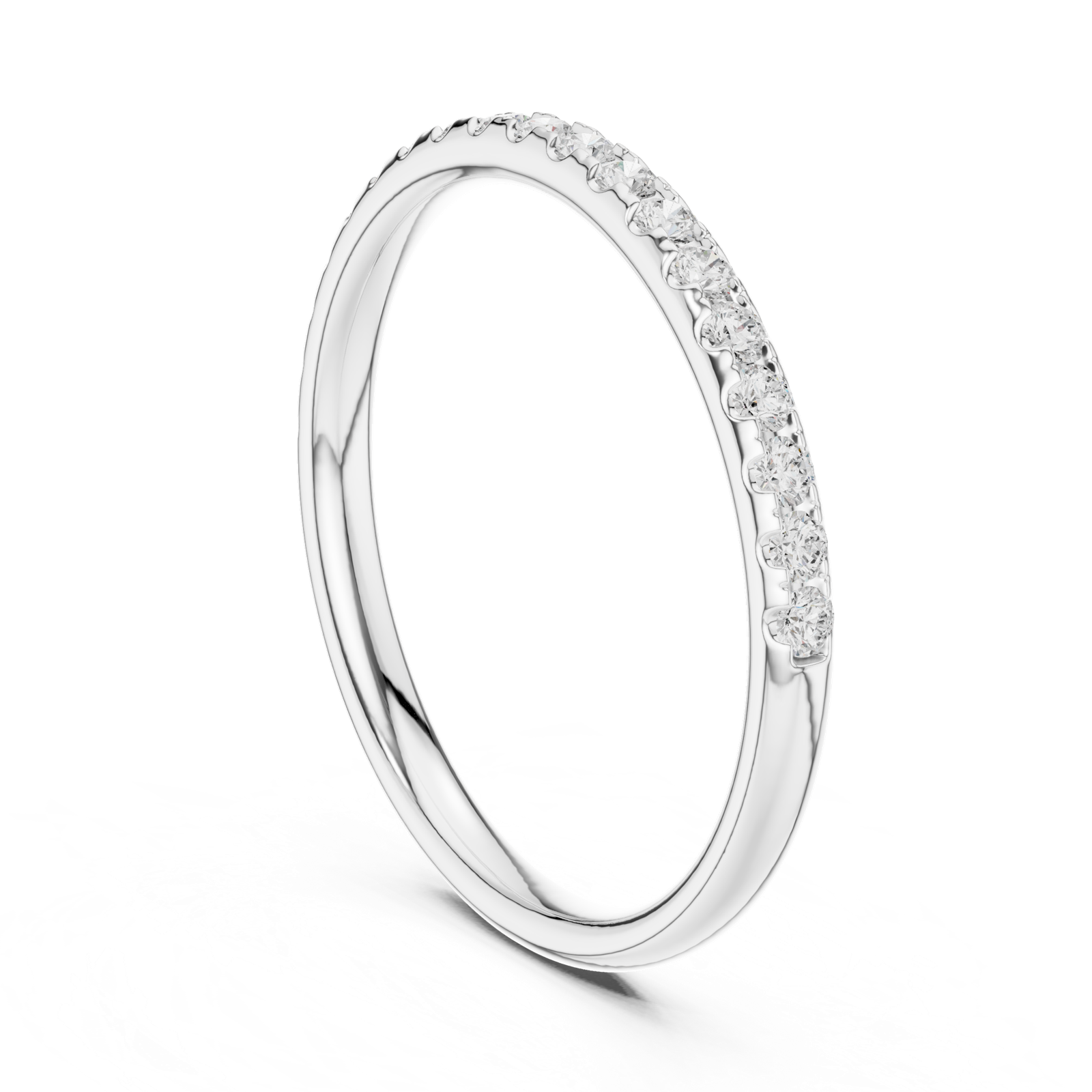 Gold Ring DDLR-793, White Gold, view 1