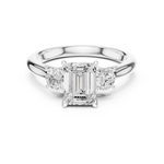 Gold Ring DDLR-894, White Gold, view 4