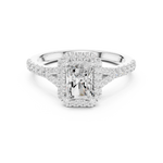 Gold Ring DDLR-913, White Gold, view 4