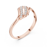Gold Ring 1 (189), Rose Gold, view 2