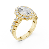 Gold Ring DDLR-365, Yellow Gold, view 2