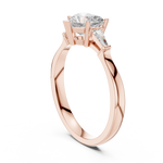 Gold Ring 00001L (34), Rose Gold, view 1