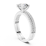 Gold Ring DDLR-008, White Gold
