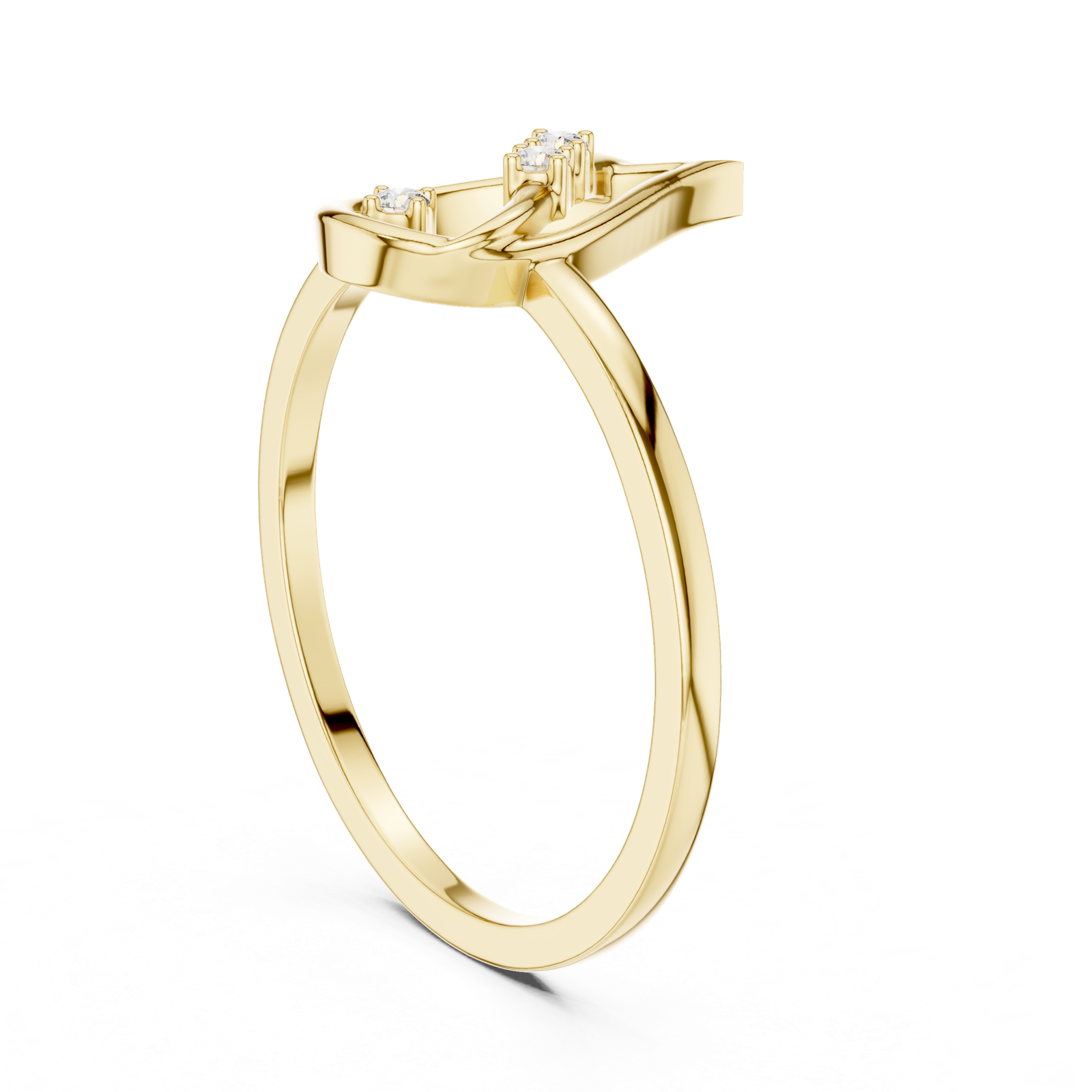 Gold Ring DR-6244, Yellow Gold, view 1