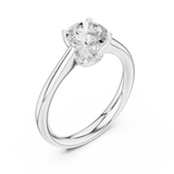 Gold Ring DDLR-563, White Gold, view 2