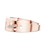 Gold Ring LR-01 (31), Rose Gold, view 3