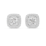 Gold Earrings ER-0010, White Gold