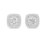 Gold Earrings ER-0010, White Gold
