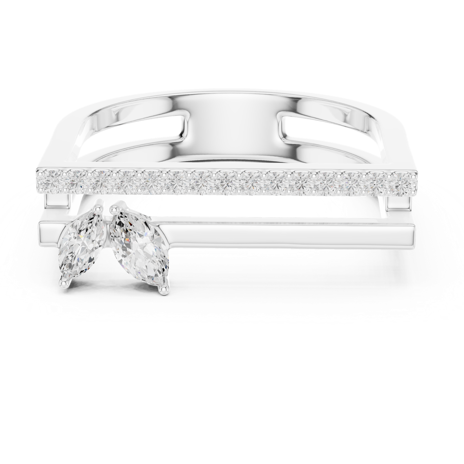 Gold Ring SBWR(21), White Gold