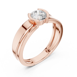 Gold Ring SBMR(44), Rose Gold, view 2