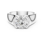 Gold Ring SBMR(11), White Gold, view 4