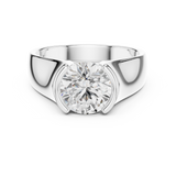 Gold Ring SBMR(11), White Gold, view 4