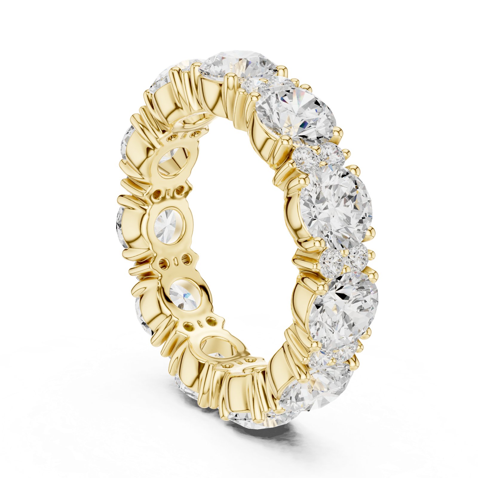 Gold Ring DDLR-707, Yellow Gold, view 1