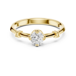 Gold Ring DDLR-796, Yellow Gold, view 4