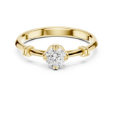 Gold Ring DDLR-796, Yellow Gold, view 4