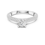 Gold Ring LR-0348, White Gold, view 4