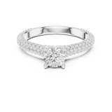 Gold Ring LR-0348, White Gold, view 4